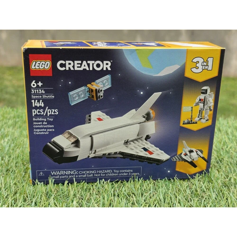 LEGO 31134 Creator 3 In 1 Space Shuttle Building Toy Set 144 Pieces For 6+ Ages